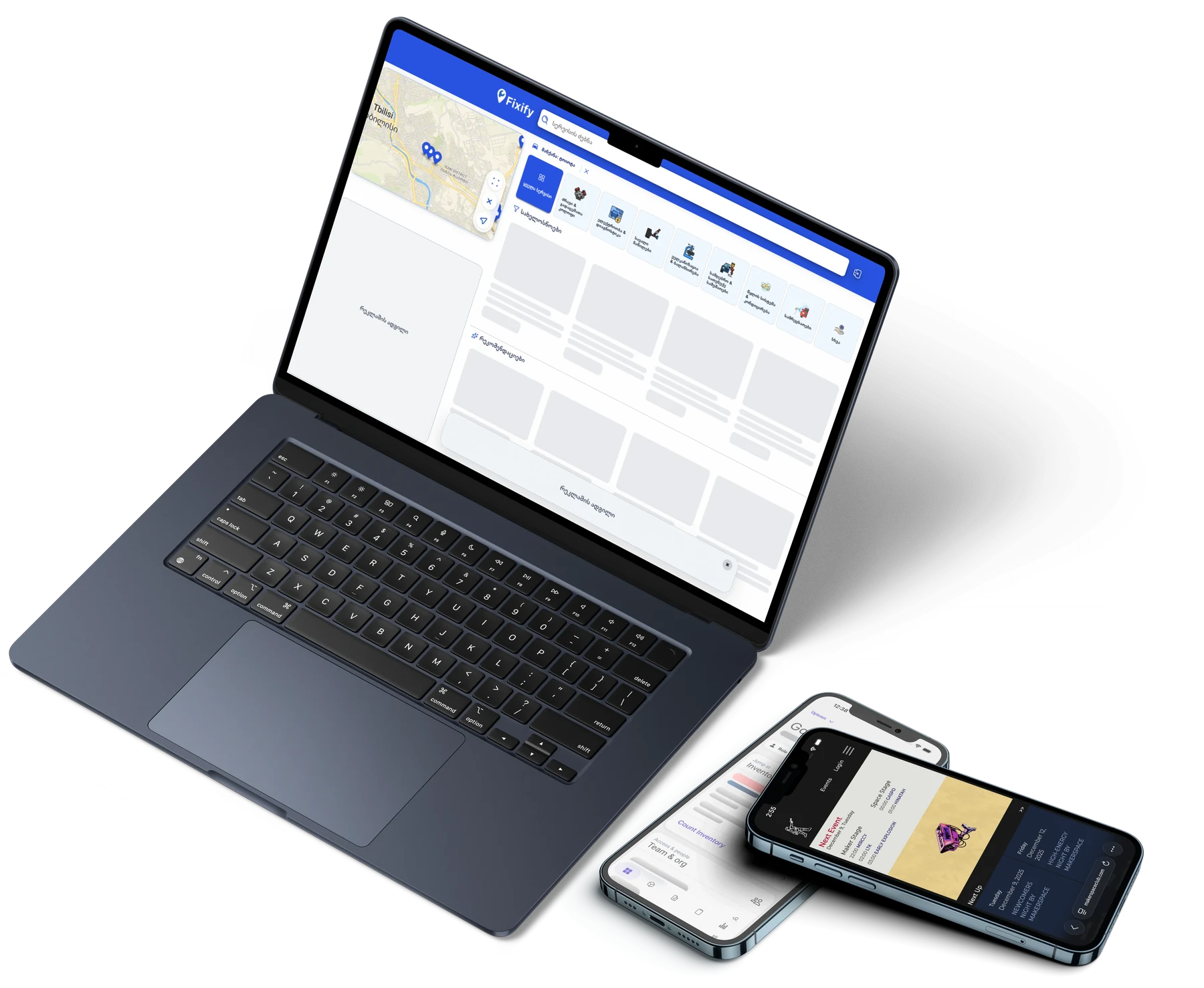 Synapse product and platform interface showcase